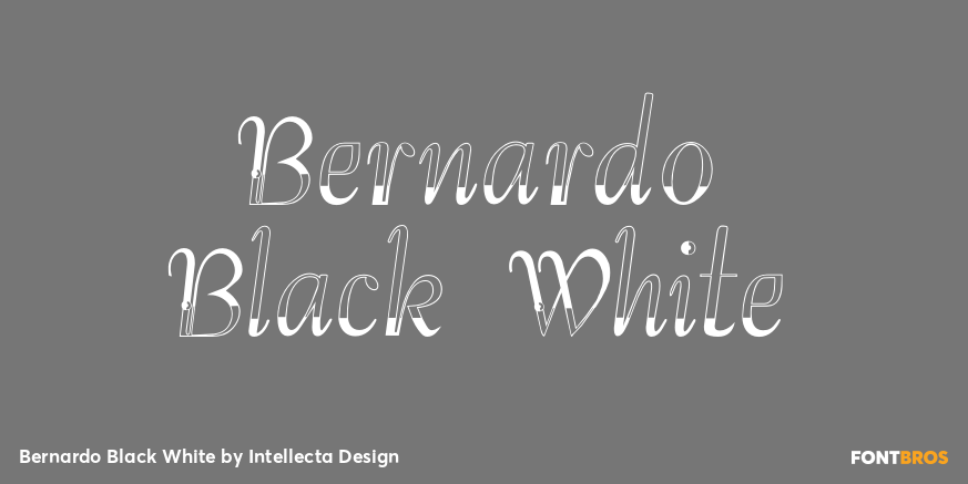 Bernardo Black White Poster