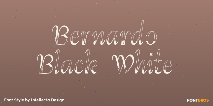 Bernardo Black White Poster