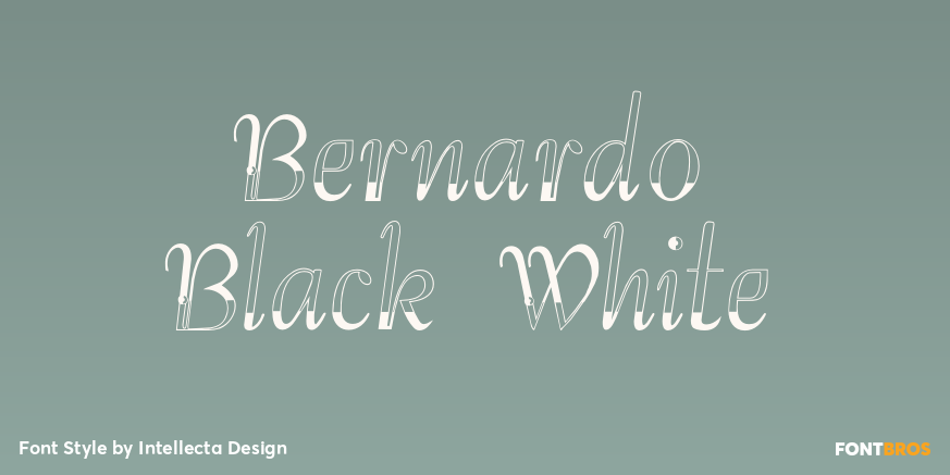 Bernardo Black White Poster