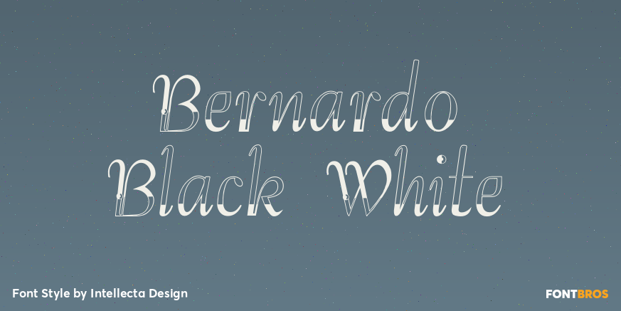 Bernardo Black White Poster