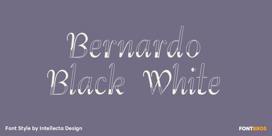 Bernardo Black White Poster