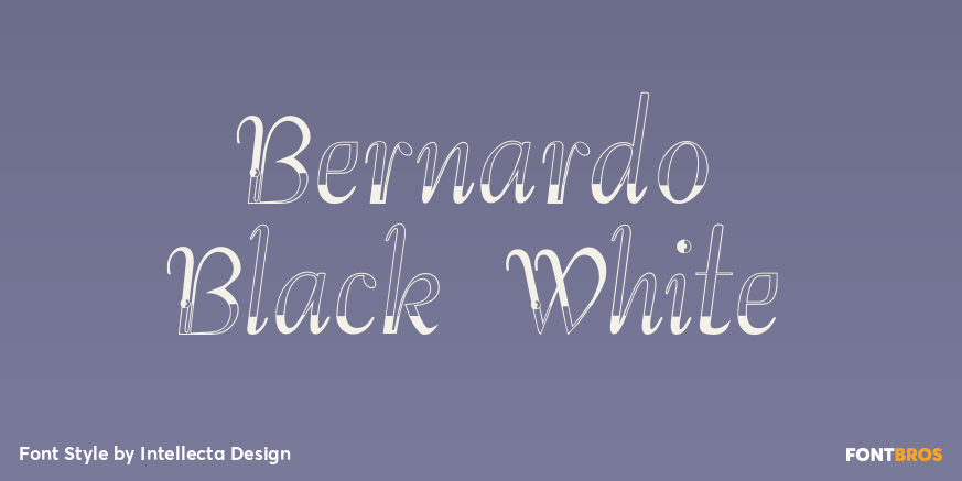 Bernardo Black White Poster