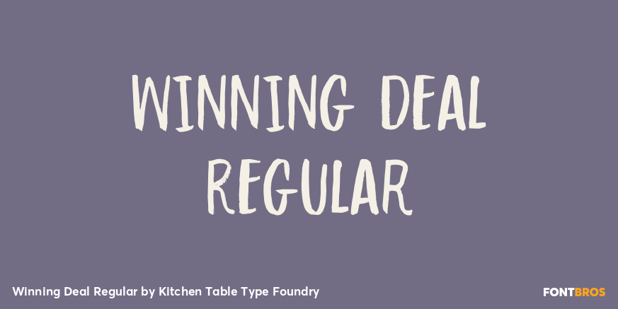 Winning Deal Regular Poster