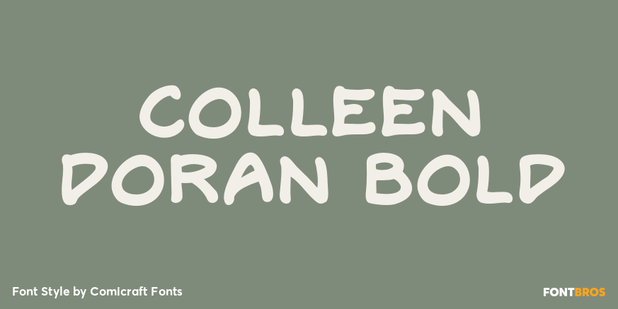 Colleen Doran Bold Font Poster #1