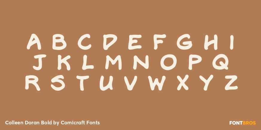 Colleen Doran Bold Font Poster #1