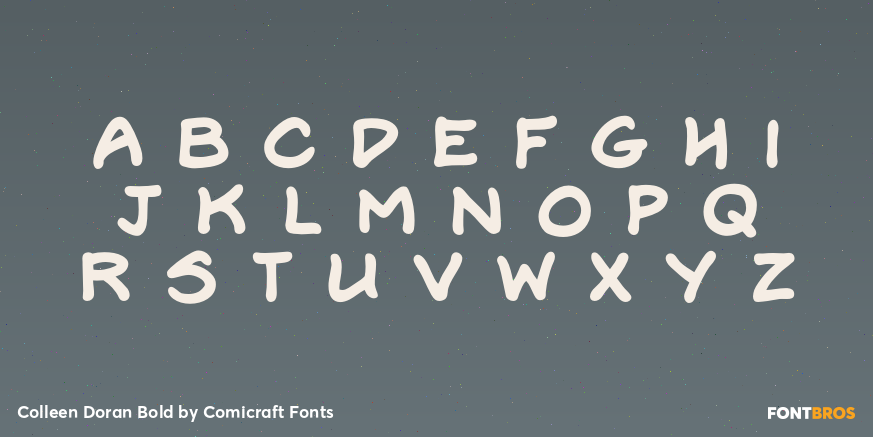 Colleen Doran Bold Font Poster #1