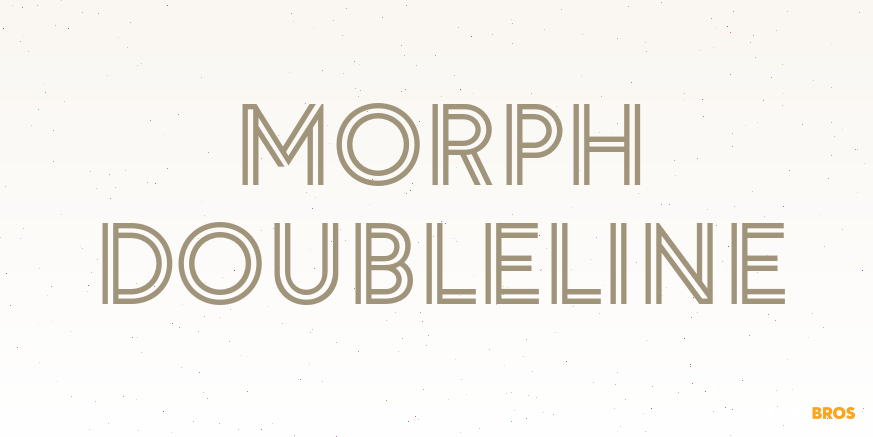 Morph Doubleline Poster