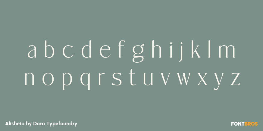 Alisheia Font Poster #3