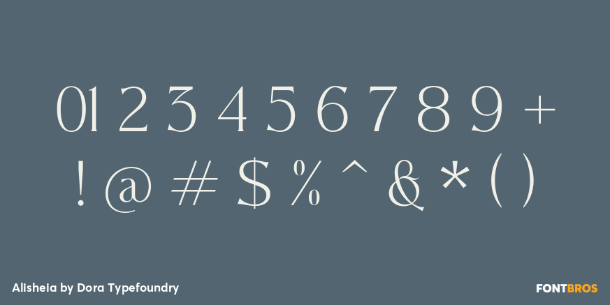 Alisheia Font Poster #4