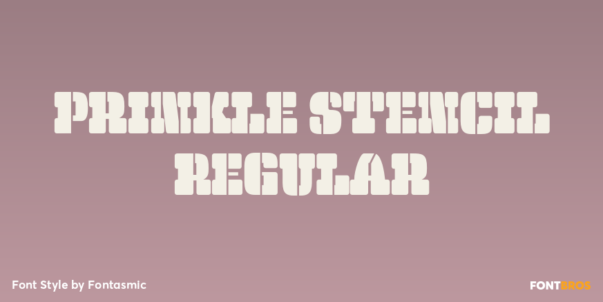 Prinkle Stencil Regular Poster