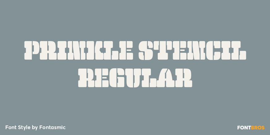 Prinkle Stencil Regular Poster