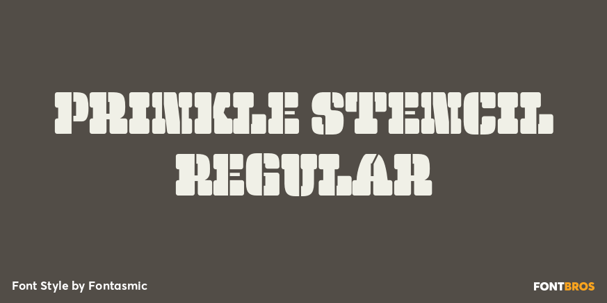 Prinkle Stencil Regular Poster