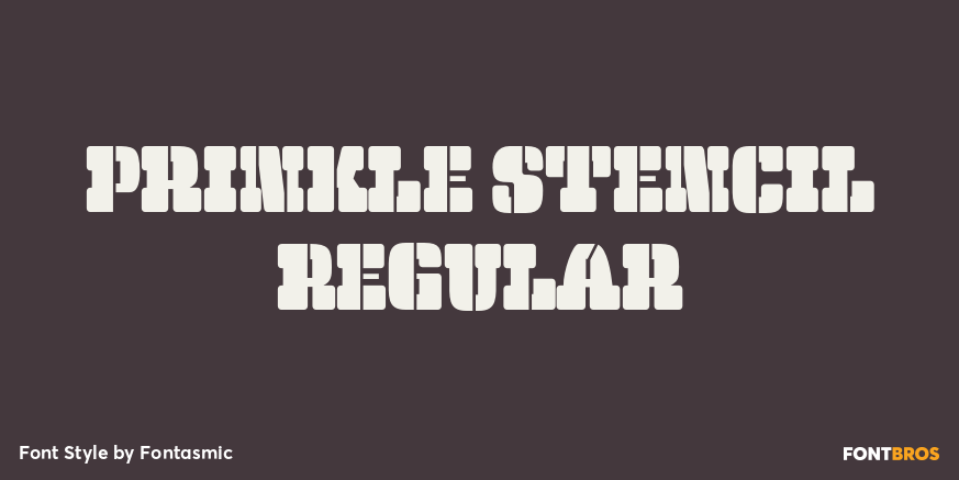 Prinkle Stencil Regular Poster