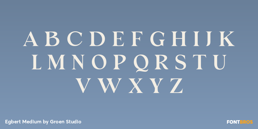 Egbert Medium Font Poster #2