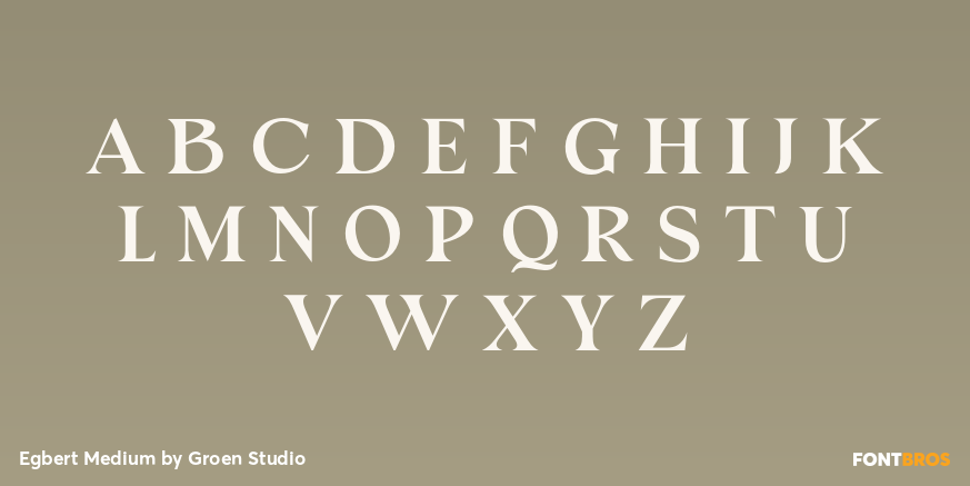 Egbert Medium Font Poster #2