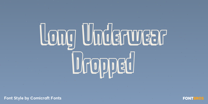 Long Underwear Dropped Poster