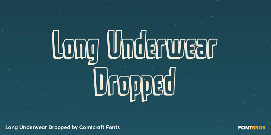 Long Underwear Dropped Poster