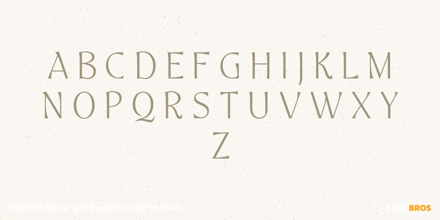 Ritualist ExtraLight Regular Font Poster #2