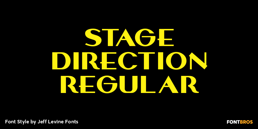 Stage Direction Regular Poster