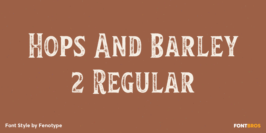 Hops And Barley 2 Regular Poster