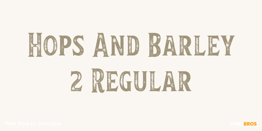 Hops And Barley 2 Regular Poster