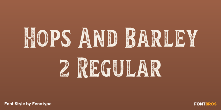 Hops And Barley 2 Regular Poster