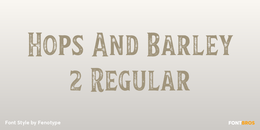 Hops And Barley 2 Regular Poster