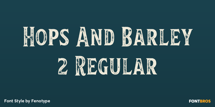 Hops And Barley 2 Regular Poster