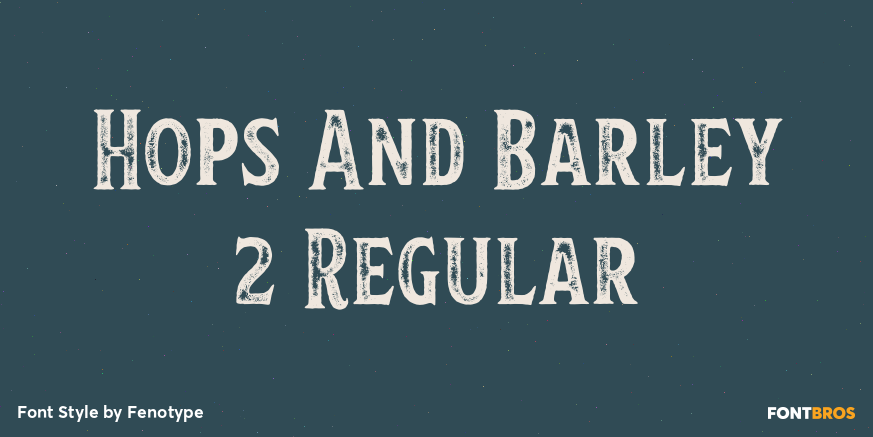 Hops And Barley 2 Regular Poster