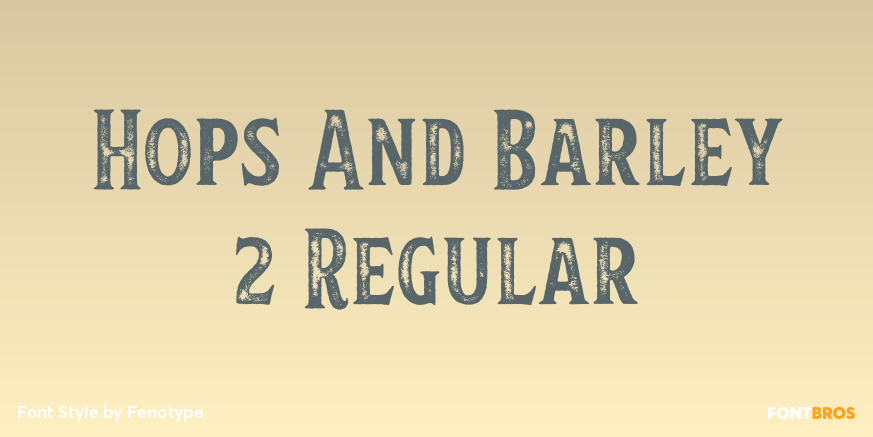 Hops And Barley 2 Regular Poster