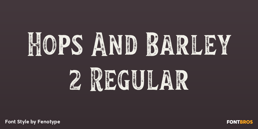 Hops And Barley 2 Regular Poster