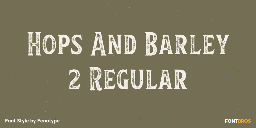 Hops And Barley 2 Regular Poster