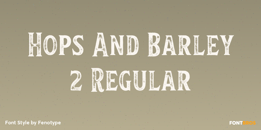 Hops And Barley 2 Regular Poster