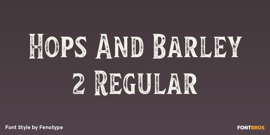 Hops And Barley 2 Regular Poster