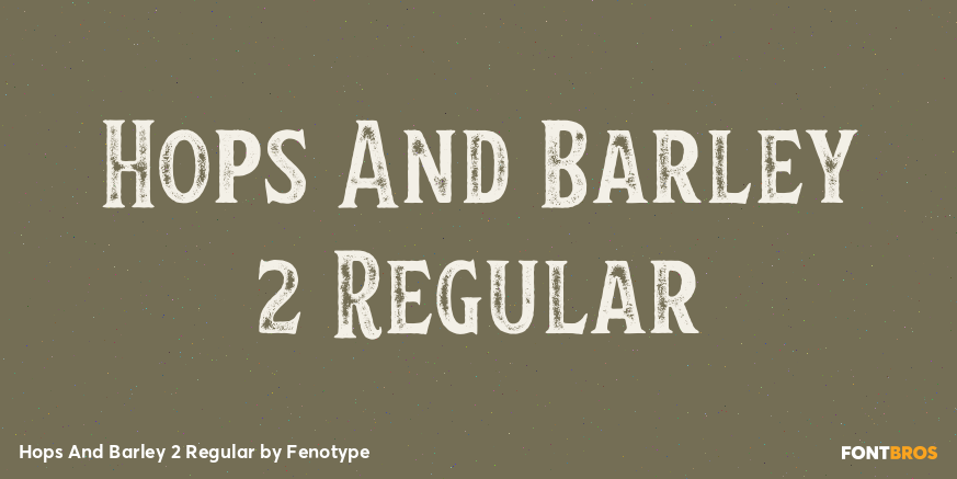 Hops And Barley 2 Regular Poster