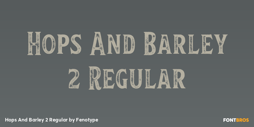 Hops And Barley 2 Regular Poster