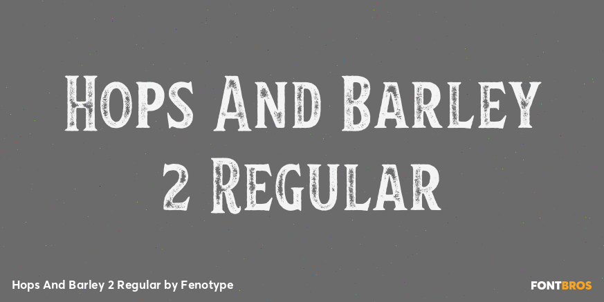 Hops And Barley 2 Regular Poster