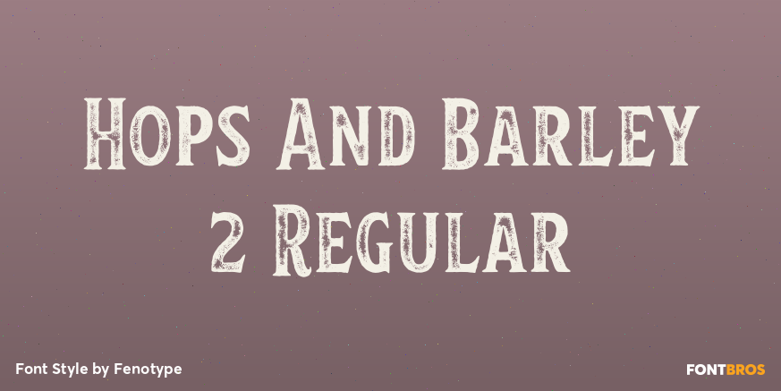 Hops And Barley 2 Regular Poster