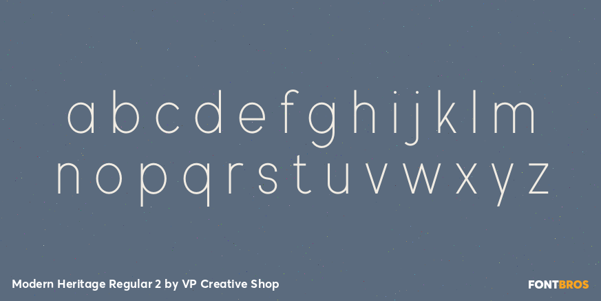 Modern Heritage Regular 2 Font Poster #3