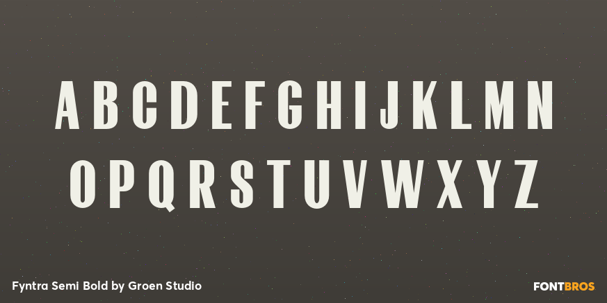 Fyntra Semi Bold Font Poster #2