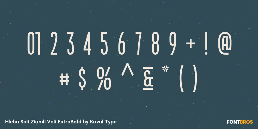 Hleba Soli Ziamli Voli ExtraBold Font Poster #4