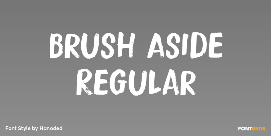 Brush Aside Regular Poster