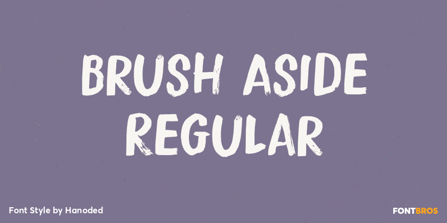 Brush Aside Regular Poster