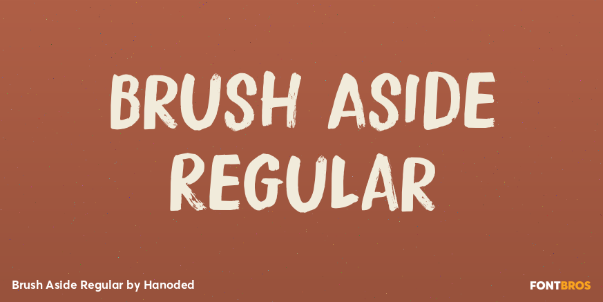 Brush Aside Regular Poster