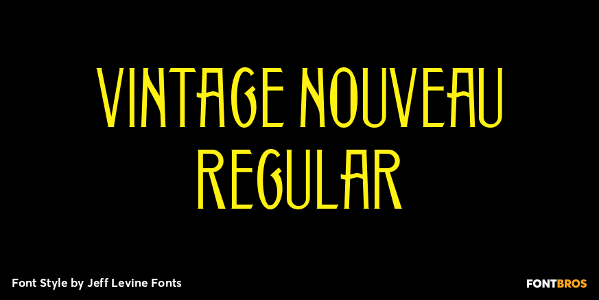 Vintage Nouveau Regular Poster