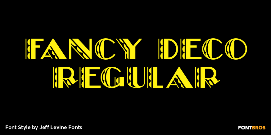 Fancy Deco Regular Poster