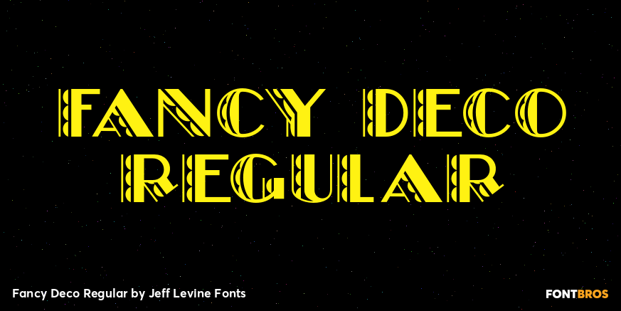 Fancy Deco Regular Poster