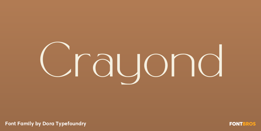Crayond Font Poster #1