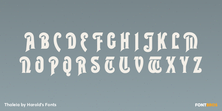 Thaleia Font Poster #2