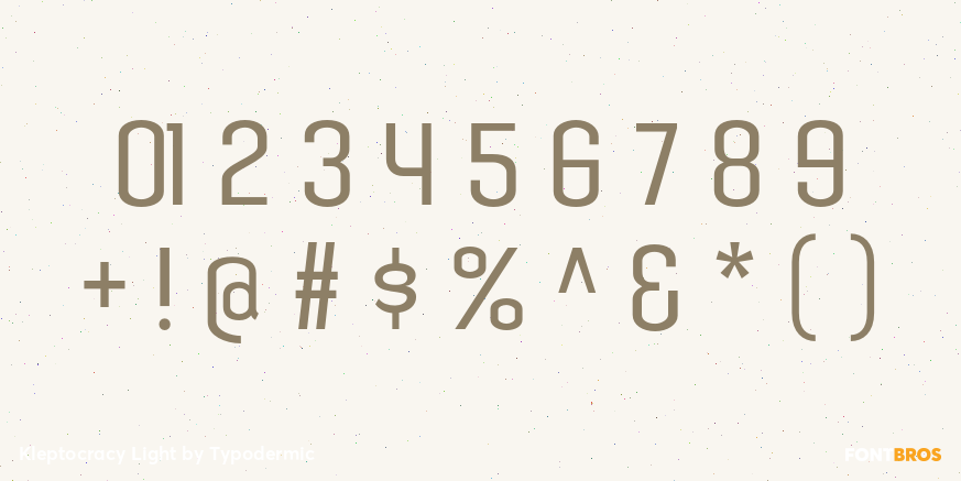 Kleptocracy Light Font Poster #4